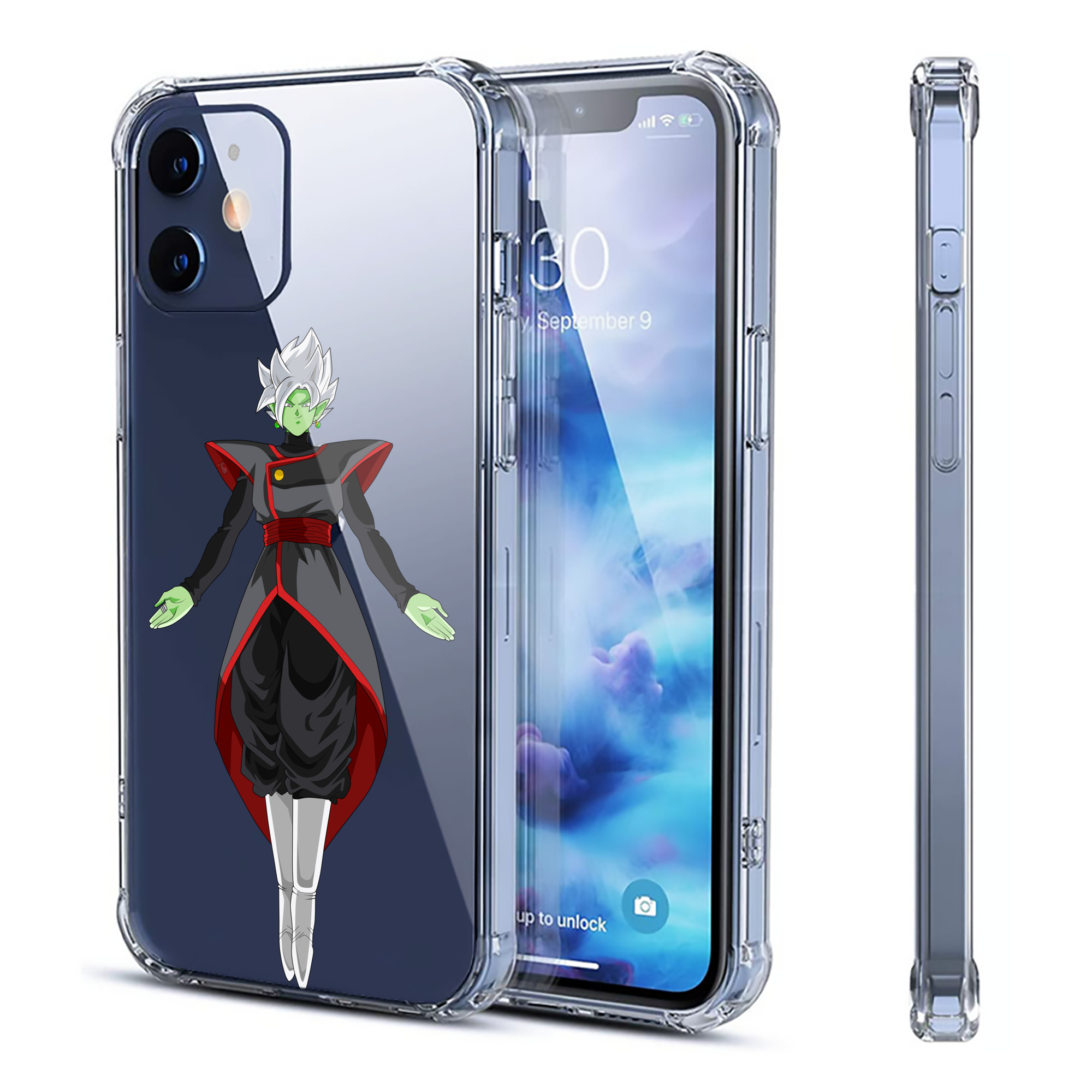 （画像用） ドラゴンボール DRAGON BALL 【iPhone 12シリーズ対応】透明スマホケース（クリアソフトケース）